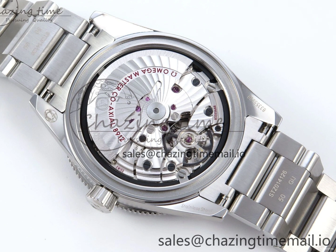 0401 Elegant Seamaster 300 Heritage SS VSF 1:1 Best Edition Blue Dial on SS Bracelet A 7701